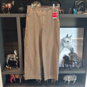 Spanx Tan Wide-Leg Pants